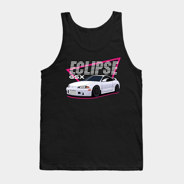 Mitsubishi Eclipse gsx Tank Top by masjestudio